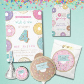 甘いドーナツ 紙コップ