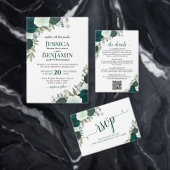 エメラルドのバラの愛感謝していと結婚の写真とメモ サンキューカード (この独立クリエイターのコレクションをカスタマイズ。)