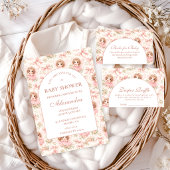 Dreamy Fairy Garden Baby Shower 招待状