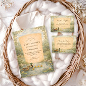 Duckling Pond Baby Shower 招待状