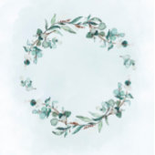 ダスティブルーユーカリ素朴グ結婚リー フェイバーボックス