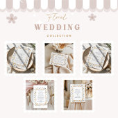 Dusty Blue Wildflower Meadow Wedding 招待状