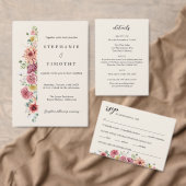 カスタマイズ可能な結婚Mauveの応答カード 出欠カード (この独立クリエイターのコレクションをカスタマイズ。)