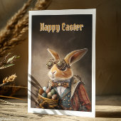 ハッピーイースター、イースターバニー歩くと卵 コーヒーマグカップ