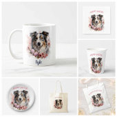 イースターオーストラリアの羊飼いの卵と花 –  ラベル