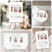 Two Photo Second Birthday Invitation 招待状