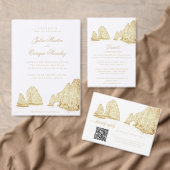 Cabo San Lucas | Destination Wedding | Thank You  ギフトタグ (この独立クリエイターのコレクションをカスタマイズ。)