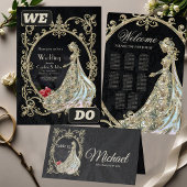 金ゴールドとブラックのエレガンス。 ポスター