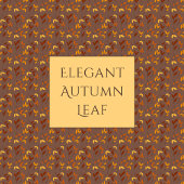 秋エレガント葉包み紙 ラッピングペーパー