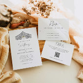 エレガント納式と披露宴結婚ズ 招待状