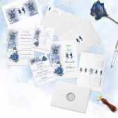 リージェンシーブリッジルトンブルーバラカメオ 招待状