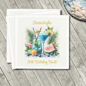 ブルーベリエレガントーブランチ30th誕生日お祝い スクエアシール