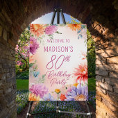 ボヘミアンのアスターの花を添えた花飾り 薄葉紙