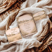 Elegant Botanical Garden Birthday 招待状