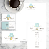 エレガント花模様ケーキ付きピンク飾ケーキ 名刺