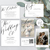 シンプルモダン結婚タイポグラフィ歓迎サイン アクリルサイン