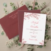 エレガントさくらんぼ結婚の スタンダードカクテルナプキン (この独立クリエイターのコレクションをカスタマイズ。テスト)