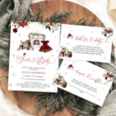 ベビー外の赤ちゃんシャワーモダンが冷たい 招待状