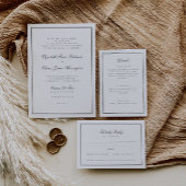 エレガントクラシック書結婚の写真 セーブザデート