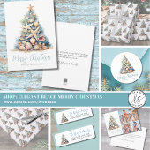 Beach Christmas キッチンタオル