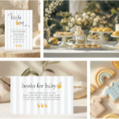 Elegant Cute Lemon Citrus Baby Shower サンキューカード