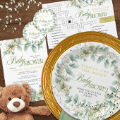 Elegant Eucalyptus Gender Neutral Baby Shower フェイバーボックス