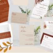 シンプル錆招待状用帯 招待状ベリーバンド