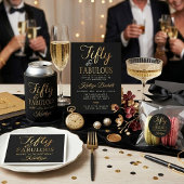 Elegant Fifty and Fabulous! 50th Birthday Party 紙コップ