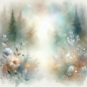 Elegant Florals in a Woodland Realm Wedding エンクロージャーカード