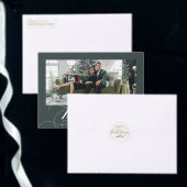 フローリエレガントッフォーマルク文字の休日はがき シーズンポストカード