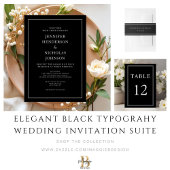 Elegant Formal Black Wedding フェイバータグ