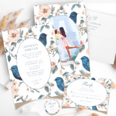 スクリプエレガントトフランスのフローラカップル文房具 ノートカード