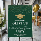Custom Green Graduation Party 缶クーラー