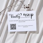 Elegant Love and Thanks Heart Script Wedding サンキューカード