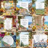 That's Amore Italian Vineyard Wedding Shower 招待状