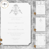 ライトグエレガントレーチノイスリー結婚ケルブ エンクロージャーカード