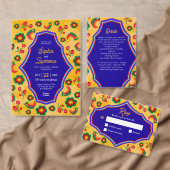 メキシカン結婚イエロー ギフトタグ (この独立クリエイターのコレクションをカスタマイズ。)