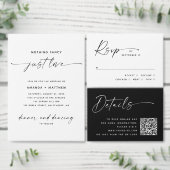 ブラックリハーサルディナー招待状 | 前の夜 招待状 (この独立クリエイターのコレクションをカスタマイズ。)