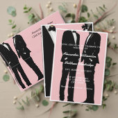 Elegant Modern Gay Men Wedding Rainbow 缶クーラー (この独立クリエイターのコレクションをカスタマイズ。テスト)