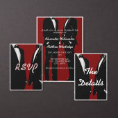 Elegant Modern Gay Men Wedding Rainbow Bar Menu 台座サイン (この独立クリエイターのコレクションをカスタマイズ。)