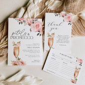 花びら&プロセッコフローラブライダルシャワー スクエアシール