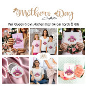 ピンククイーンクラウンハッピーマザーズ装飾用クッション クッション