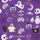 ハロウィーンの紫 招待状