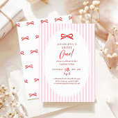 Elegant First Birthday Invitation. 招待状