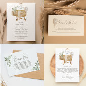 ボタニッエレガントク素朴ボホベイビーシャワー 紙コップ