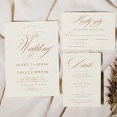 テラコッタ結婚書道座席表 ポスター