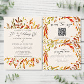 水はっきりした色紅葉結婚 テーブルナンバー (この独立クリエイターのコレクションをカスタマイズ。)