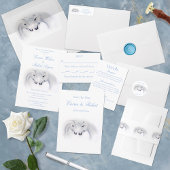 ホワイトユニコーン愛のカップル タペストリー