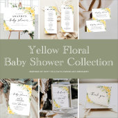 Elegant Yellow Baby Shower Favor Bag フェイバーバッグ