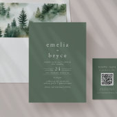 エメリアウッドランド自然セージ緑結婚の森 セーブザデート